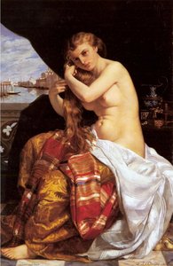 Venitienne A Sa Toilette — Jacques-louis David