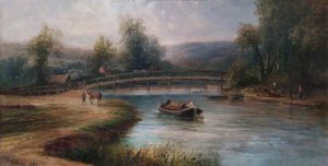 The Wandle At Beddington, Croydon, Surrey — Walter William Acock