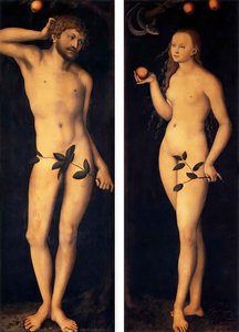 Adamo Ed Eva — Luca Cranach Il Vecchio