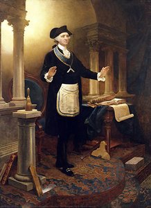 George Washington As A Master Mason — Emanuel Gottlieb Leutze