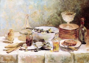 Still Life Mit Salatsschüssel — Jean-édouard Vuillard