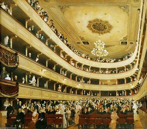 Auditorium W Starym Burgtheaterze, Wiednia — Gustaw Klimt