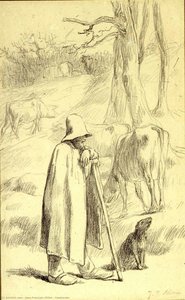 Cowherder — Jean-françois Millet