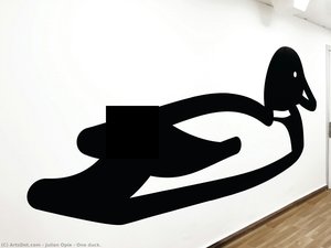 One Duck. — Julian Opie