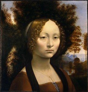 Portrait Of Ginerva De' Benci — Leonardo Da Vinci