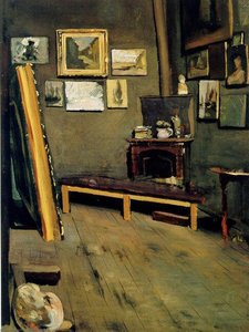 Studio Of The Rue Visconti — Frédéric Bazille