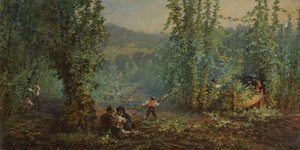 Hop Gathering — Charles Edward Wright