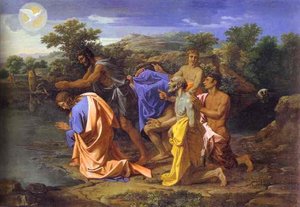 The Baptism Of Christ — Nicolas Poussin