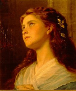 Portrait Of Young Girllarge — Sophie Gengembre Anderson