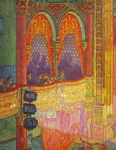 'left Hand Boxes' Or 'the Rich Get Richer And The Poor Have Children', Interior Scene Of The Bristol Empire And Music Hall In The 1940s — Francis Hewlett