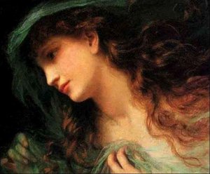 Head Of A Nymph — Sophie Gengembre Anderson