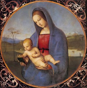 La Madonna Con El Libro (madonna De Los Connestabili) — Rafael