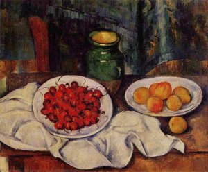 Çürük Çileklerin Tablası — Paul Cézanne