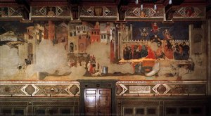 Nezdarná Vláda A Nezdarná Vláda Mesta — Ambrogio Lorenzetti