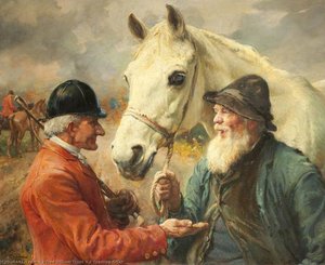 A Sporting Offer — Alfred William Strutt