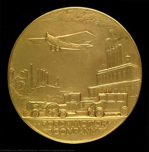 Ford Motor Company Medal (reverse) — Anthony De Francisci
