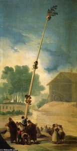 The Greased Pole — Francisco José De Goya Y Lucientes