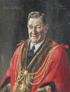 Councillor Max Bloom, Jp, Mayor Of Grimsby (1943–1944) — Albert Edward Wade