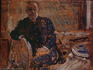 Portrait Of Francis Edward James — Philip Wilson Steer