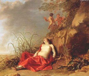 Sleeping Nymph — Dirck Van Der Lisse
