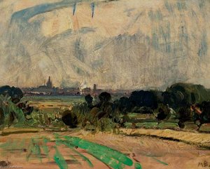 Near Nottingham — Sir John Alfred Arnesby Brown