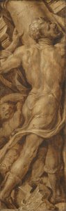 Samson Shattering The Pillars Of The Temple, Maarten Van Heemskerck, C. 1550 - C. 1560 — Maerten Van Heemskerck