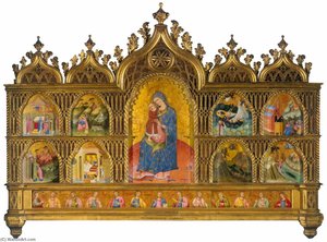 Altarpiece Of The Virgin Mary — Meneghello Di Giovanni De' Canali