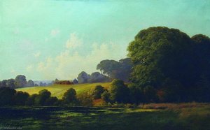 Landscape With A Pond — Vladimir Orlovsky