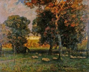 A Gleam Before The Storm — Alfred East