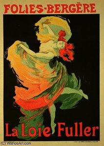 Reproduction Of A Poster Advertising 'loie Fuller' — Jules Chéret