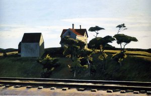 New York New Haven And Hartford — Edward Hopper