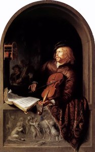 Violon Player — Gerrit Dou