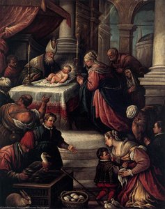 Presentation Of Christ In The Temple — Francesco Bassano Der Jüngere