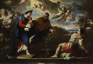 The Flight Into Egypt — Luca Giordano