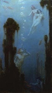 A Deep Sea Fantasy — Charles Courtney Curran