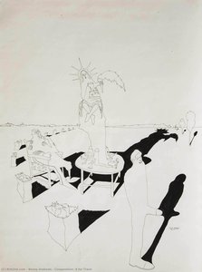 Composition #9 For Trash — Benny Andrews
