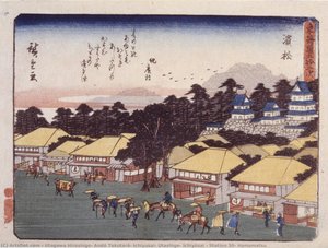 Station 30, Hamamatsu — Utagawa Hiroshige, Andō Tokutarō, Ichiyusai, Utashige, Ichiyōsai