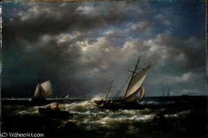 Fishing Boats Off The Coast — Abraham Hulk Senior