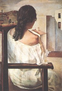 Istuva Tyttö Takapäin Katsottuna — Salvador Dalí