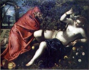Angelica And The Hermit — Jacopo Tintoretto