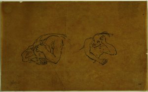 Two Reclining Indians — Joshua Shaw