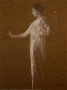 Stehende Figur Mit Ausgestrecktem Arm — Thomas Wilmer Dewing