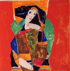 Portrait Of A Woman — Egon Schiele