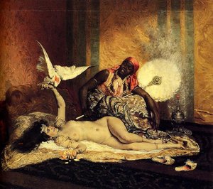 Odalisque (la Sultane) — Ferdinand Roybet