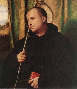 A Saint Monk — Alessandro Bonvicino (moretto Da Brescia)