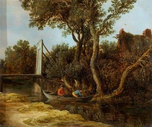 Landscape With A Stream — Jan Josephszoon Van Goyen