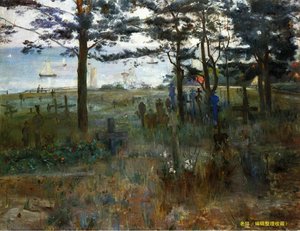 Fishermen's Cemetery At Nidden — Lovis Corinth
