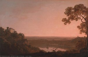 Lake Nemi — Joseph Wright Of Derby