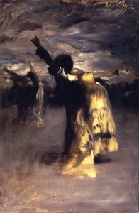 Španělská Tanečnice (náčrt) — John Singer Sargent