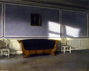 Sunshine In The Drawing Room Iii — Vilhelm (hammershøi)hammershoi